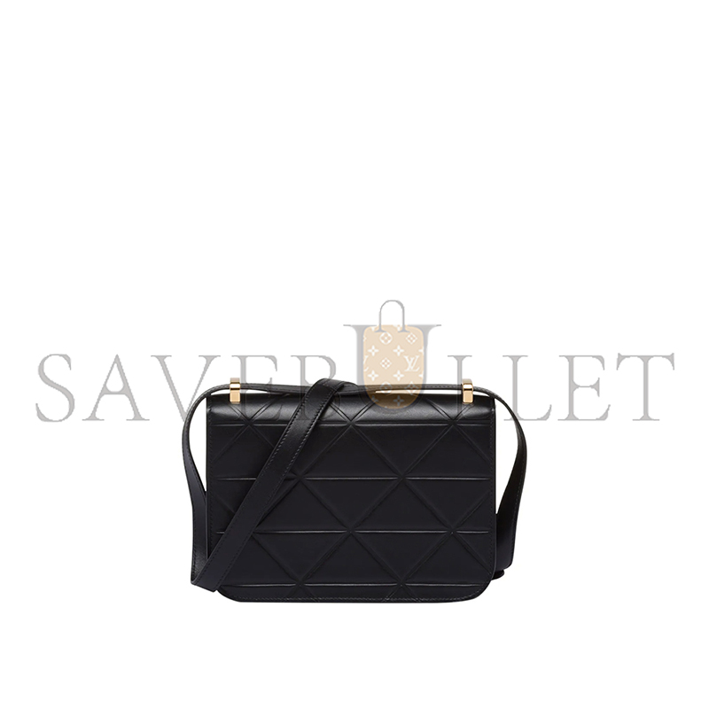 Pra*a small triangle quilted shoulder bag 1bd320 (22*16*6cm)